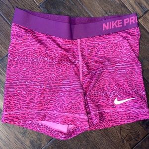 Cheetah Printed Nike Pro Spandex